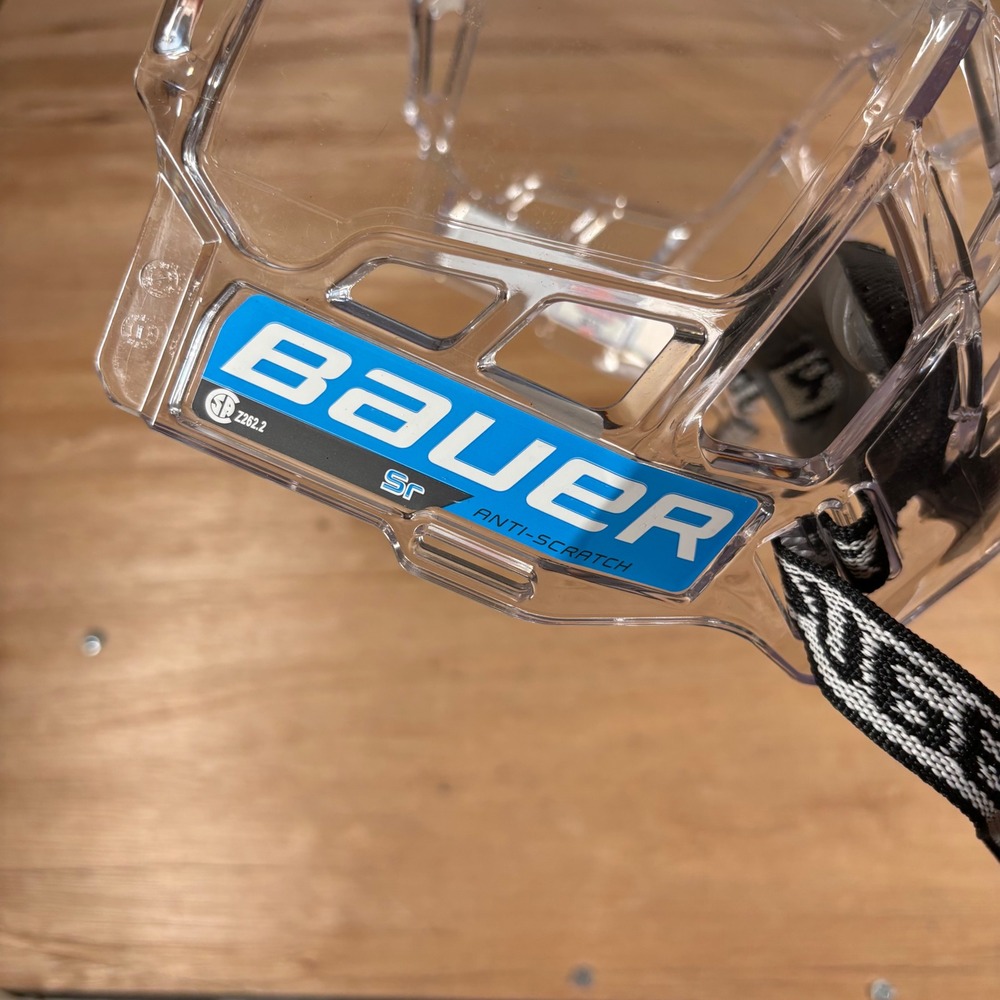 Bauer Concept 3 Senior Hockey Full Face Shield Clear Visor Anti-Scratch Sr - Picture 3 of 8